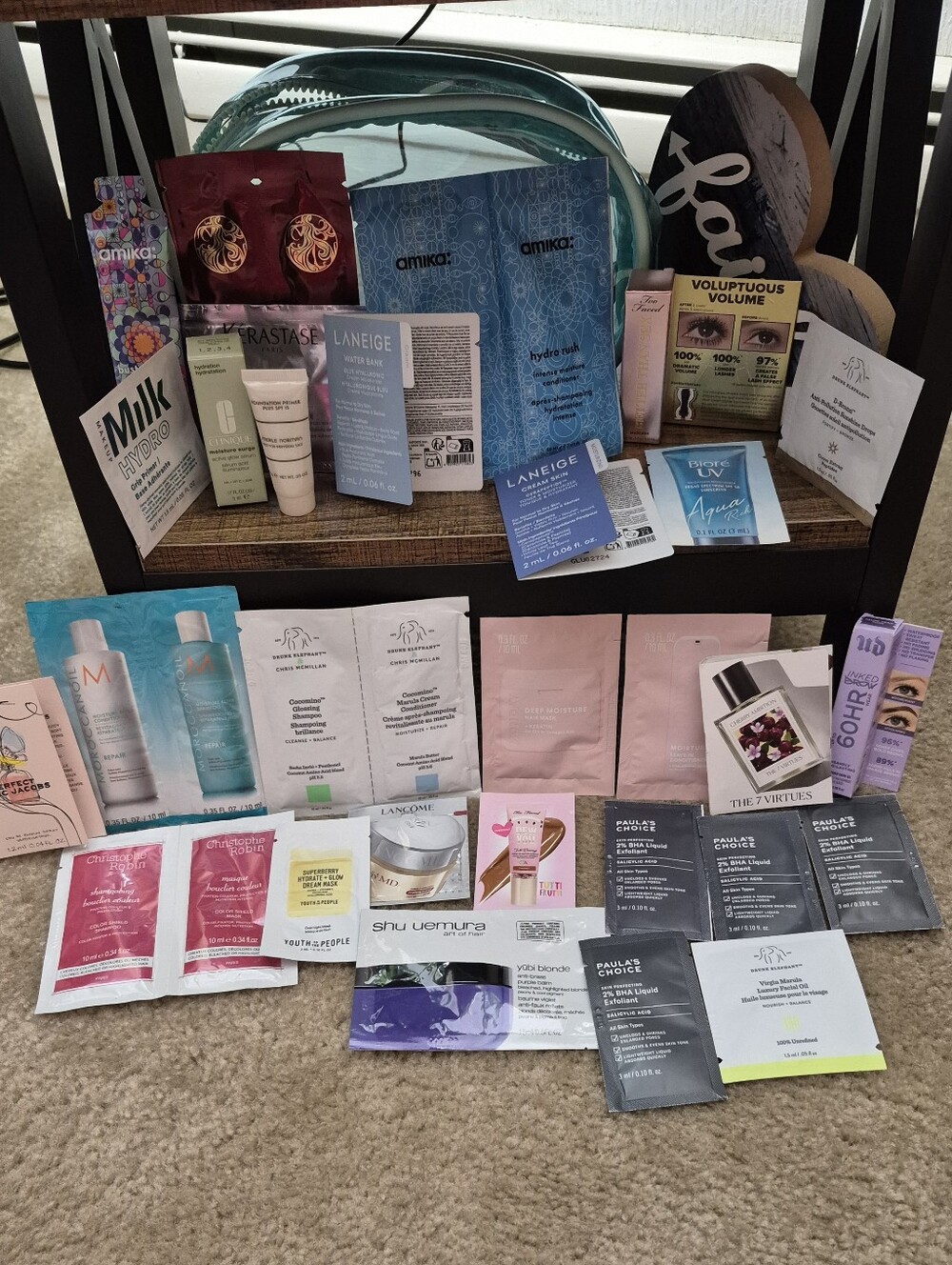 Women’s Skincare Sample Set by Various Recognizable Brands -29 Pieces With Case - Picture 8 of 9